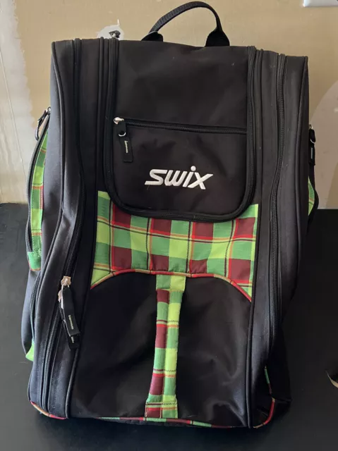 Swix Tri Pack Backpack Checkered Green Red