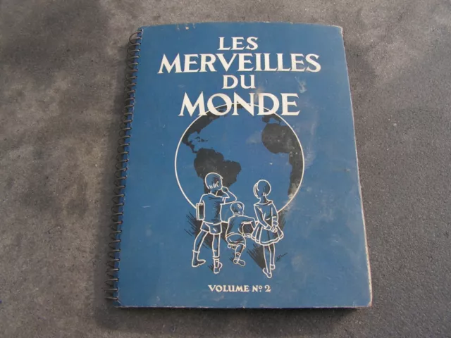 ALBUM ANCIEN  1933   COLLECTION VIGNETTES  NESLE  les merveilles du monde n 2