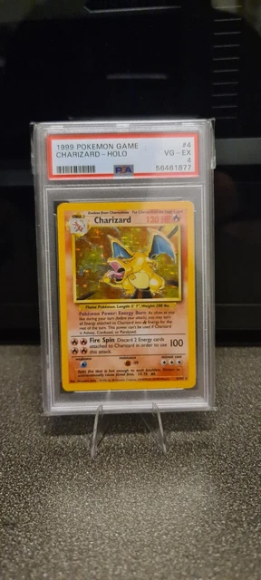 Glurak PSA  Base Set (EN) Pokemon Karte Charizard