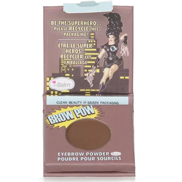 NEW TheBalm BrowPow Eyebrow Powder (#Dark Brown) 1.2g/0.04oz Womens Makeup