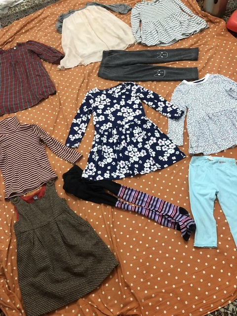 GIRLS WINTER SPRING CLOTHES BUNDLE AGE 5 and 6 YEARS ZARA ETC