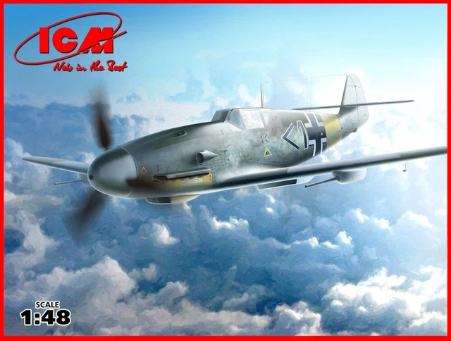 (ICM48107) - ICM 1:48 - Messerschmitt Bf 109F-4/R6, German Fighter