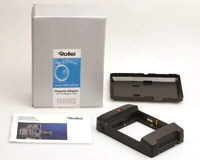 Adaptador de revista Rollei Rolleiflex para el cargador 4560 del sistema Rollei 6000