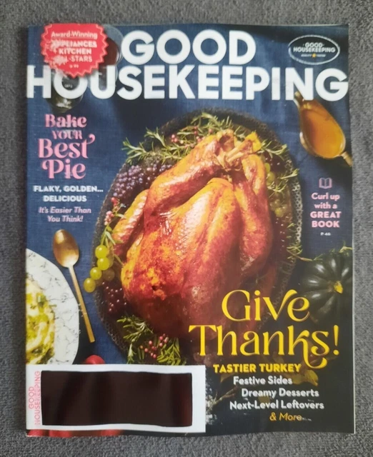 GOOD HOUSEKEEPING MAGAZINE NOVEMBER 2022 THANKSGIVING 5.99