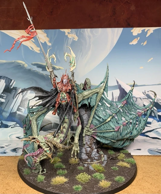 COMMISSION SOULBLIGHT GRAVELORDS pro painted Vampire Lord on Nightmare Steed EUR 230,00 - FR