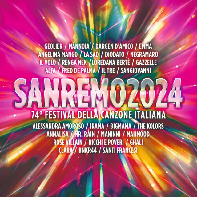 Cd VARIOUS  Sanremo 2024 Festival Canzone Italiana ⚠️ DISPONIBILITA' IMMEDITA ⚠️