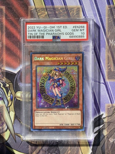 Yugioh PSA 10 Dark Magician Girl  Mega Pack Alternate Art 2022 Tin Prismatic
