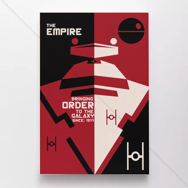 Star Wars Propaganda Poster Canvas Bring Order to the Empire #1 Wall Art Print