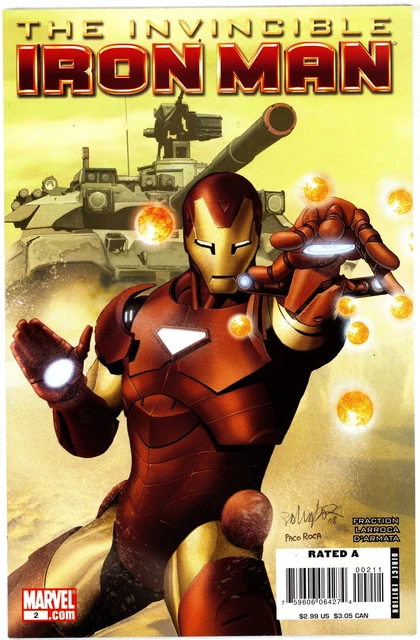Invincible Iron Man (2008) #2 NM 9.4 First Appearance of Triumph Division