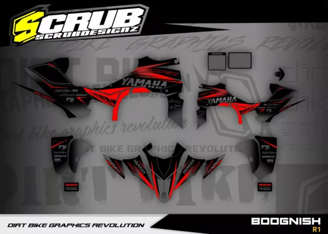 Yamaha YFZ 450R SE 2014 - 2023 Graphics Decals Stickers ATV Quad