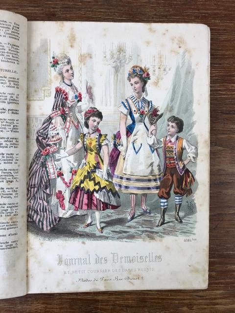 FASHION MODE ILLUSTRÉE Le Journal Des Demoiselles 1877 (16