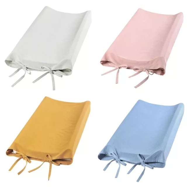 Baby Changing Pad Cover Liner Changing Mat Fitted Sheet Baby Crib Bed Slipcover