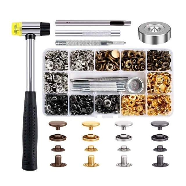 GROMMETS EYELETS KITS with Tool, Metal Grommet Kits for Fabric Curtains ...