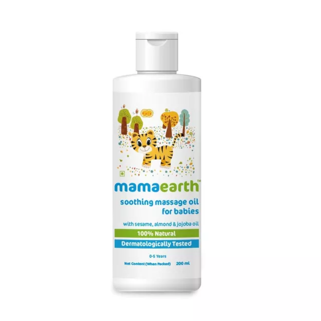 Mamaearth Soothing Massage Oil For Babies 200ml