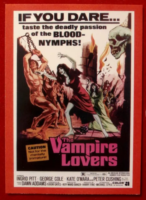 Vampire　HORROR　The　Card　PicClick　3,44　Ingrid　IT　Pitt　Lovers　HAMMER　#118　Series　EUR