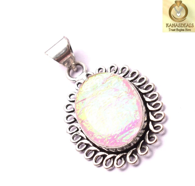 Dichroic Glass Plated Ring Spectacular Jewellery 6 GM Value-Priced @1.99-69173