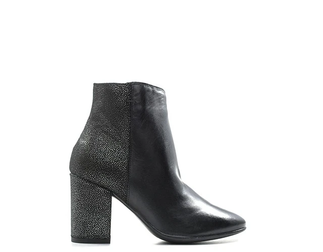 Chaussures REBECCA VAN DIK Femme Tronchetti  NERO Cuir naturel 8582621-NE