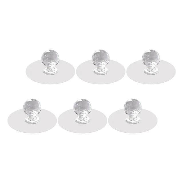 6 Pcs Puller Drawer Knob Handle Knobs Dresser Drawers Adhesive Door Knob 2