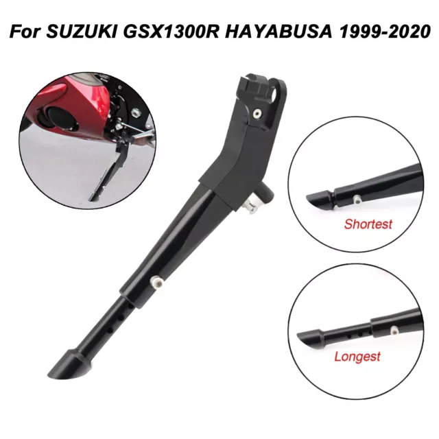 Lowering Side Stand Kickstand For Suzuki Adjustable GSX1300R Hayabusa 1999-2020