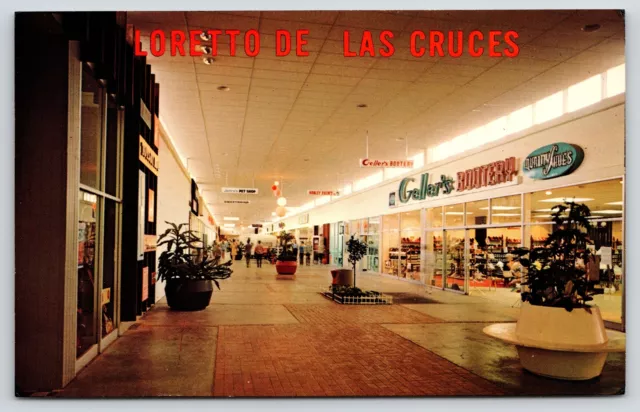 Las Cruces NM~Loretto Shopping Center~Mall Interior~Geller's Bootery~1970s PC