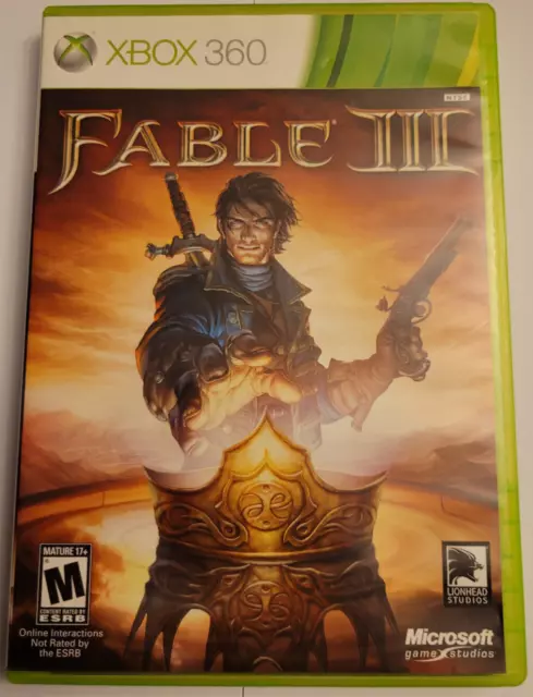 Fable III (Microsoft Xbox 360, 2010) Complete and Tested