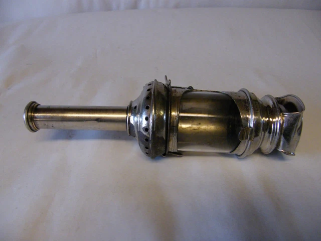 Lampe carbure cuivre SNCF Albert BUTIN ingénieur french antique XIXème