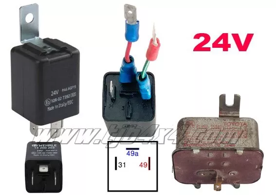 Centrale Clignotante 24V Toyota BJ40, BJ42, BJ43, BJ45, BJ46 BJ70 BJ73 BJ75