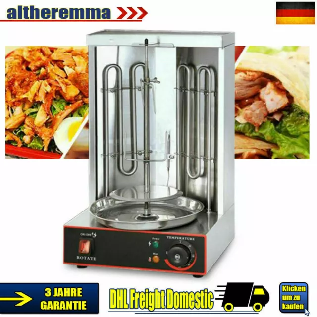 Elektro Dönergrill Gyrosgrill Hähnchengrill Kebab Maschine für Zuhause Drehgrill