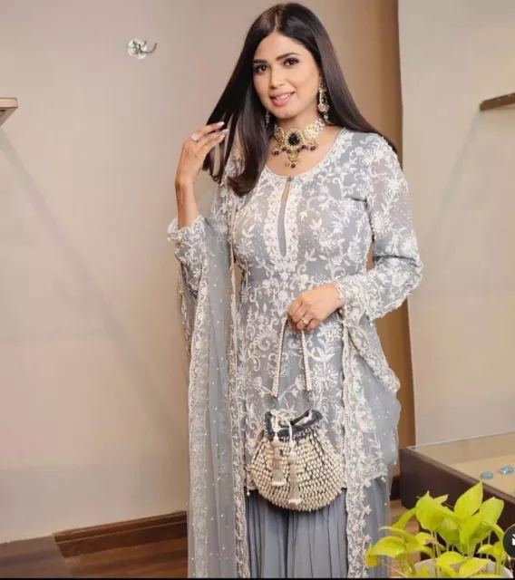 Wedding Pakistani Party Wear Designer Bollywood Indian Dress New Salwar Kameez