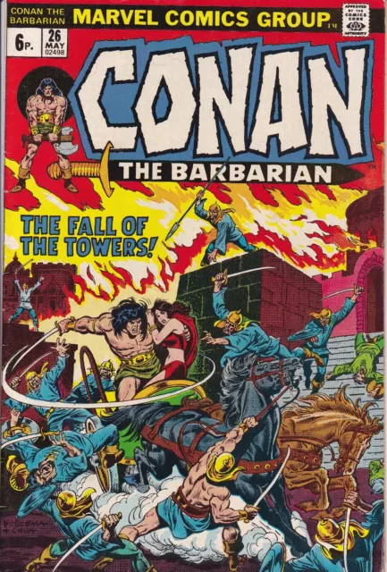 CONAN THE BARBARIAN (1970) #26 (Pence Copy) - Back Issue