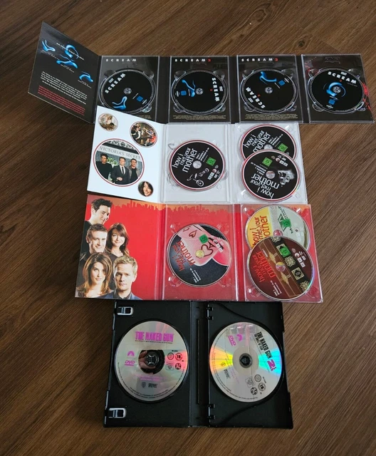 DVD SET Die nackte Kanone, Scream, How I met your mother EUR 1,00 PicClick FR