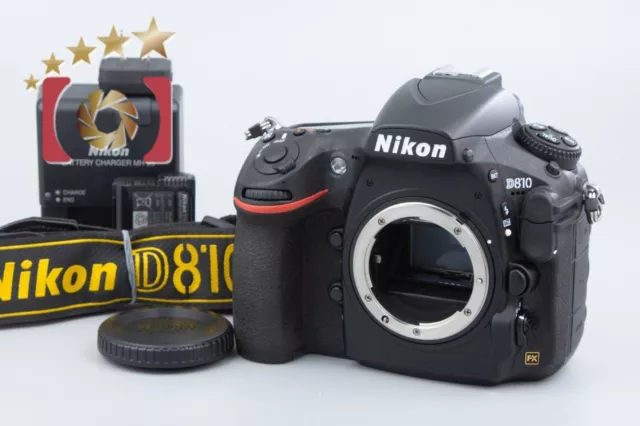 "Shutter count 2,732" Nikon D810 36.3 MP Full Frame Digital SLR Camera Body
