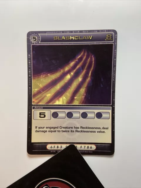 Chaotic Card Slashclaw Gold Foil