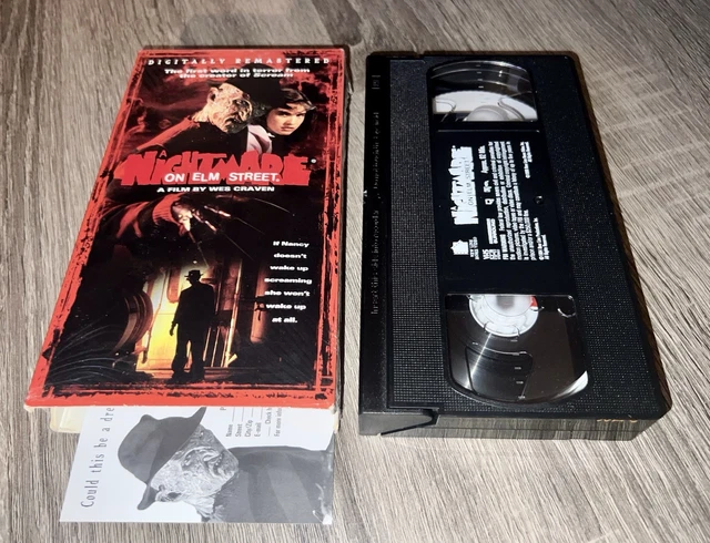 Italian Nightmare VHS A NIGHTMARE on Elm Street Wes Craven Cult Classic Horror 1984 EX £ ...