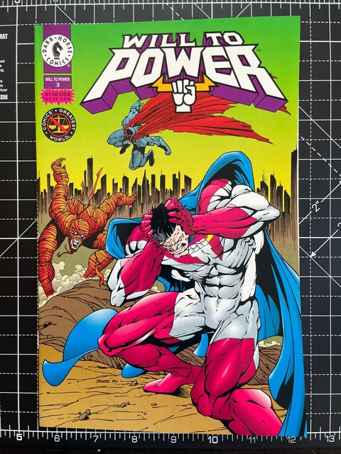 💥👊🏻 WILL TO POWER #3 Dark Horse Comic's Greatest World 1994 High Grade 👊🏻💥