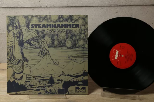 Steamhammer, Album MOUNTAINS, Vinyl LP, Prog Rock Blues Rock, Brain ‎201.006, VG