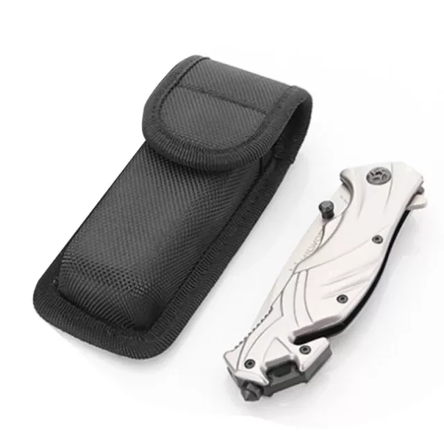 1pc Nylon Sheath Fold  Tool Flashlight Belt Loop Case Holder Bag Pocket`h;