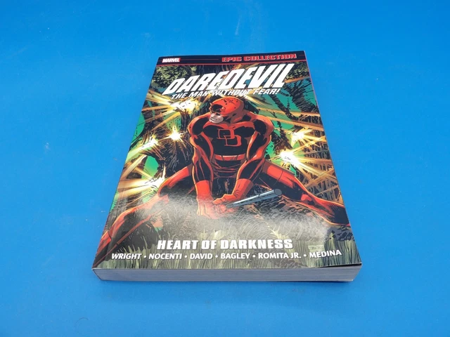 marvel 2021 daredevil heart of darkness bagley rare tpb 8.5 !