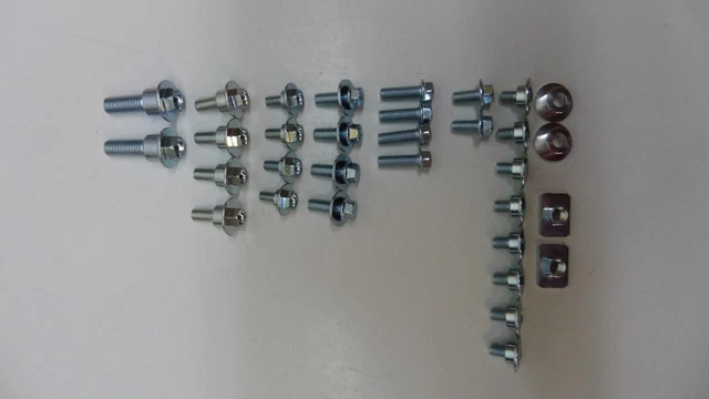 Jeu De Vis Pour Carénage Et Garde-Boue Moto - Compatible Honda CR/CRF 125 à 450 (2003-2023)