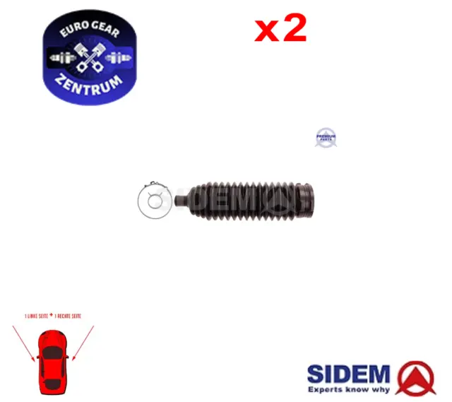 2 Stck Faltenbalg, Lenkung Sidem 302.136 Für Seat,Skoda,Vw 2 Pcs