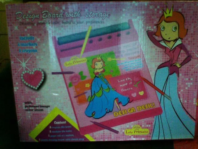 LALA PRINCESS design board with storage neuf