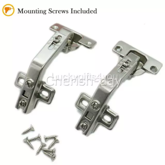 135 Degree Hinge Kitchen Cabinet Cupboard Wardrobe Concealed Corner Door Hinges 3