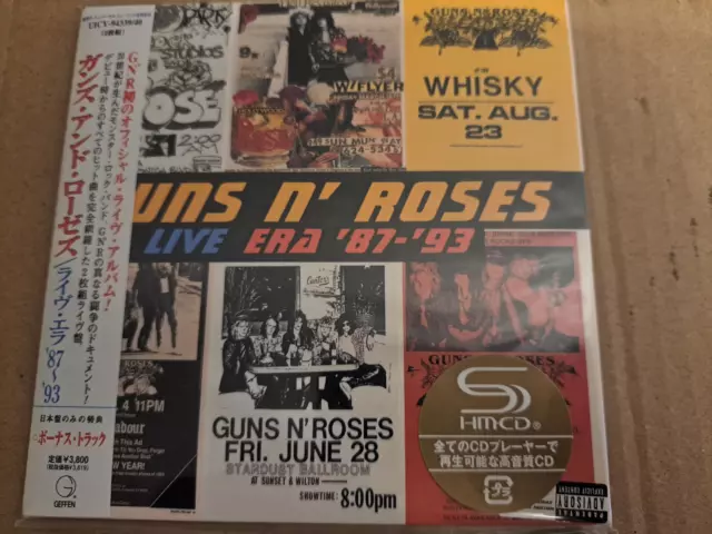 Guns N' Roses - Live Era '87-'93, 2xCD, SHM-CD, paper sleeve UICY-94339/40