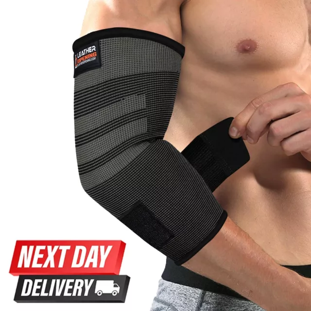 Elbow Brace Tennis Golfer Gym Compression Arthritis Support Workout Fit Bandages