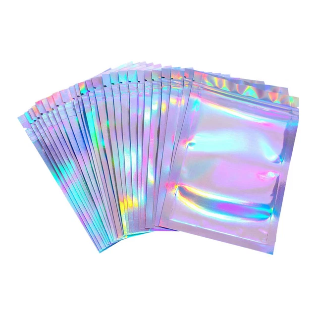 20 Pcs Aluminum Food Pouch Self Food Bag Resealable Food Bags