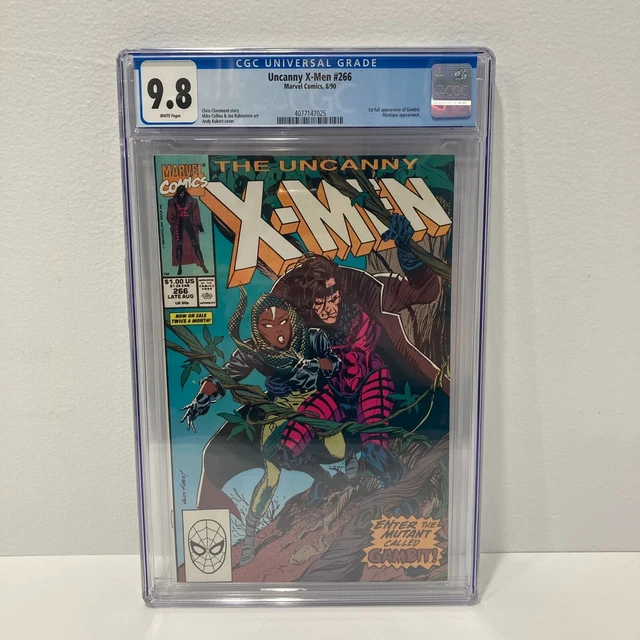 Uncanny X-Men 266 CGC 9.8 First Appearance Of Gambit Adam Kubert Marvel