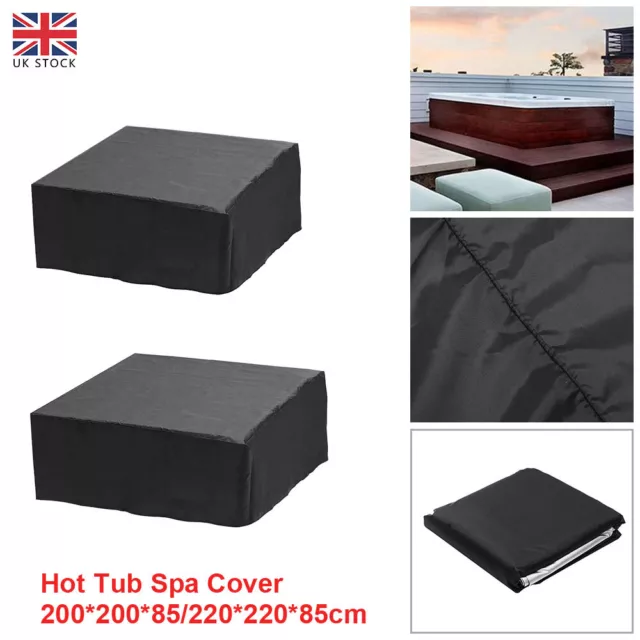 Protect Anti-UV Anticorrosive Square Spa Cover 2 Size Hot Tub Cover Guard Cap UK