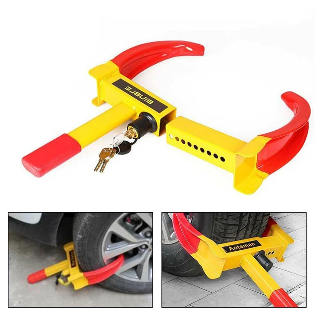 HEAVY DUTY SECURITY Wheel Clamp Clamps Locks for Caravan Car Van