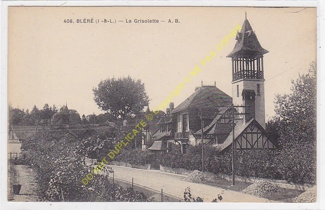 CPA 37150 Bléré Indre And Loire La Grisolette Edit A. B. Non Driven