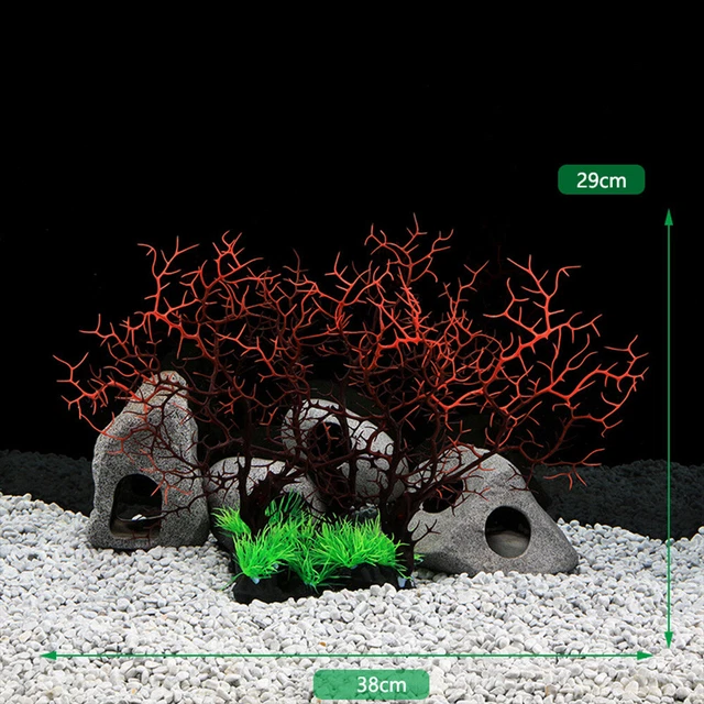 Artificial Tree Coral Reef Plant Aquarium Ornaments Fish Tank Lanscape Decor DIY